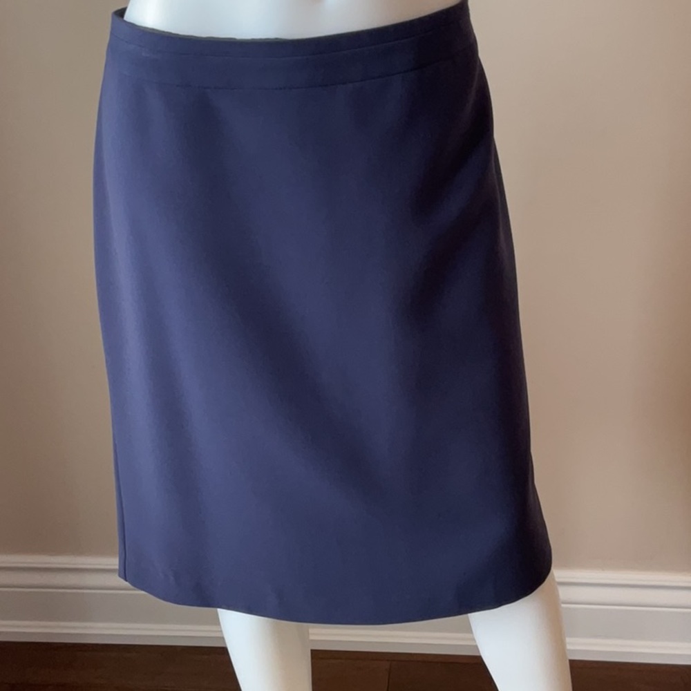 Classic Navy A-Line Skirt